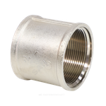Муфта латунь никель Ду 15 (1/2") ВР/ВР VALFEX VF.170.N.012