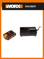 Комплект WORX WA3611: Двойное зарядное устройство WA3883