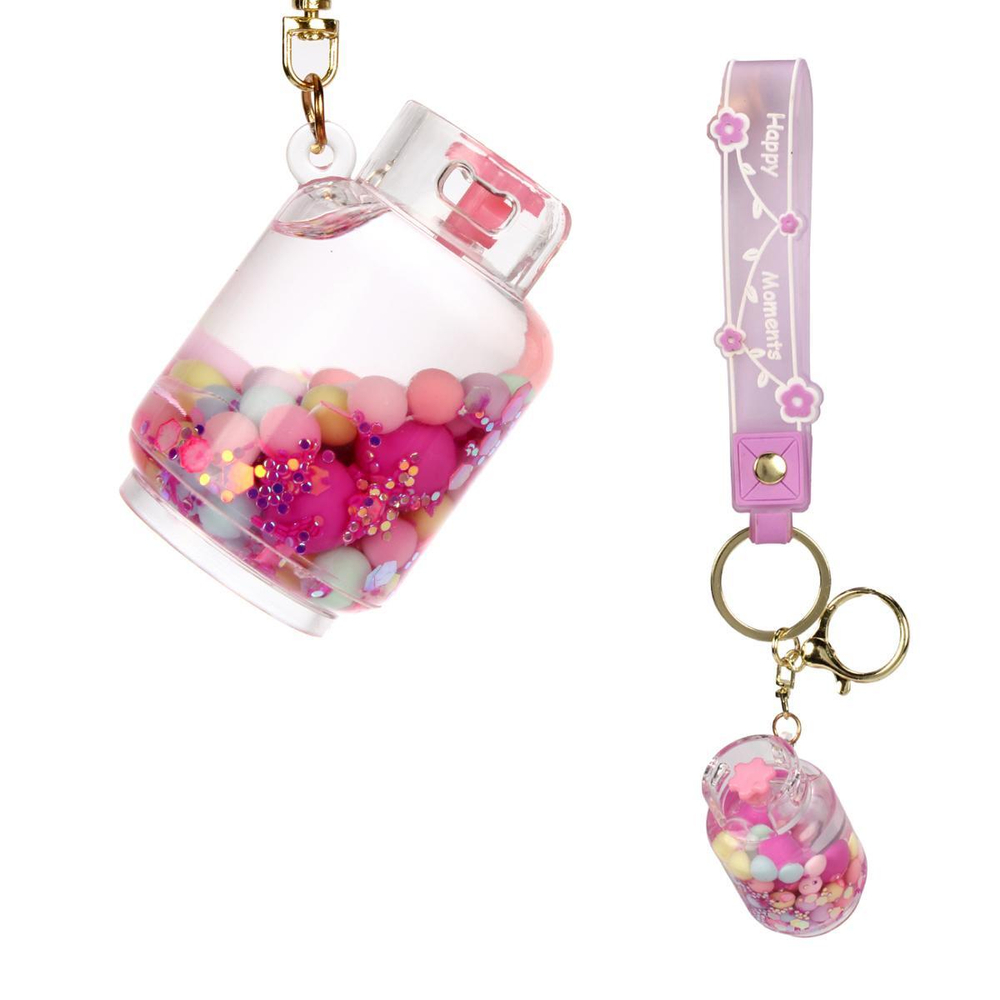 Брелок с водой 5-6 видов микс, с-30954