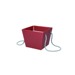 Пламенный микс — композиция ароматных роз — d ~ 25 см — в коробке