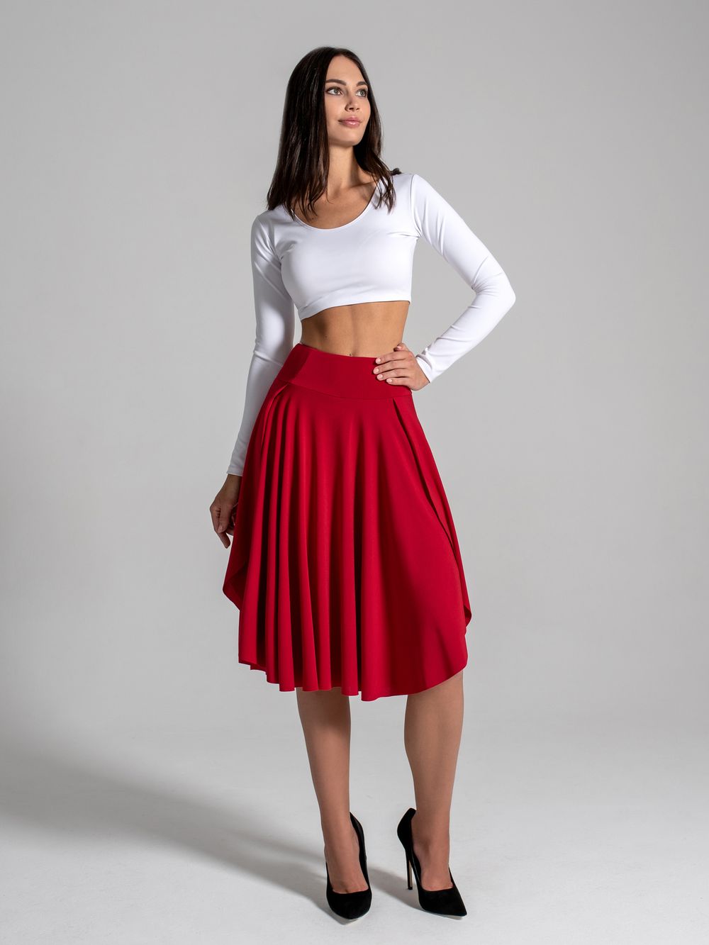 Dolly Max skirt shorts, Red Oil