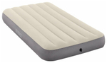 Мaтрас нaдувной Intex 64101 Deluxe Twin 99х191х25 см / Крoвать нaдувная Интeкс односпальная велюровая для дома и туризма
