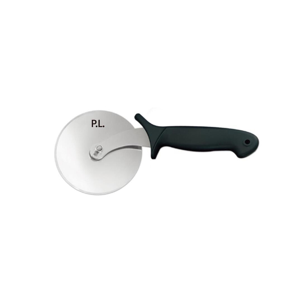 Нож для пиццы d 10 см 25 см черная ручка P.L. Proff Cuisine