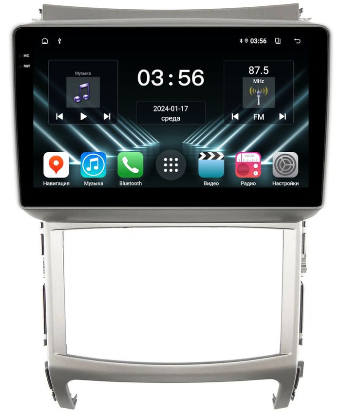 Магнитола для Hyundai ix55 2009-2013 - FarCar S280 монитор 9.5" IPS на Android 13, CarPlay