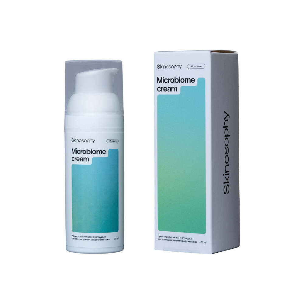 Skinosophy Microbiome creram Крем с пребиотиками и пептидами для восстановления микробиома кожи 50ml