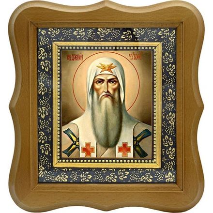 Алексий Святитель, митрополит Московский и Всея Руси. Икона на холсте.