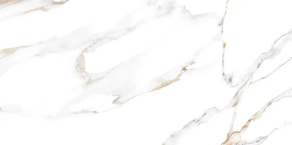 Настенная плитка ALMA Ceramica TWU09DBL004 Dublin 50x24.9 белая глянцевая под камень