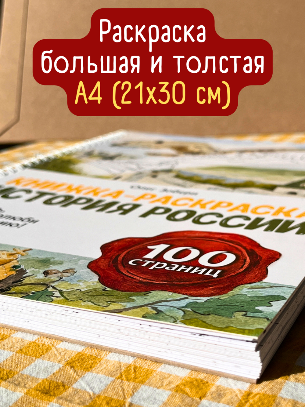 История России. Книжка-раскраска // Олег Зоберн