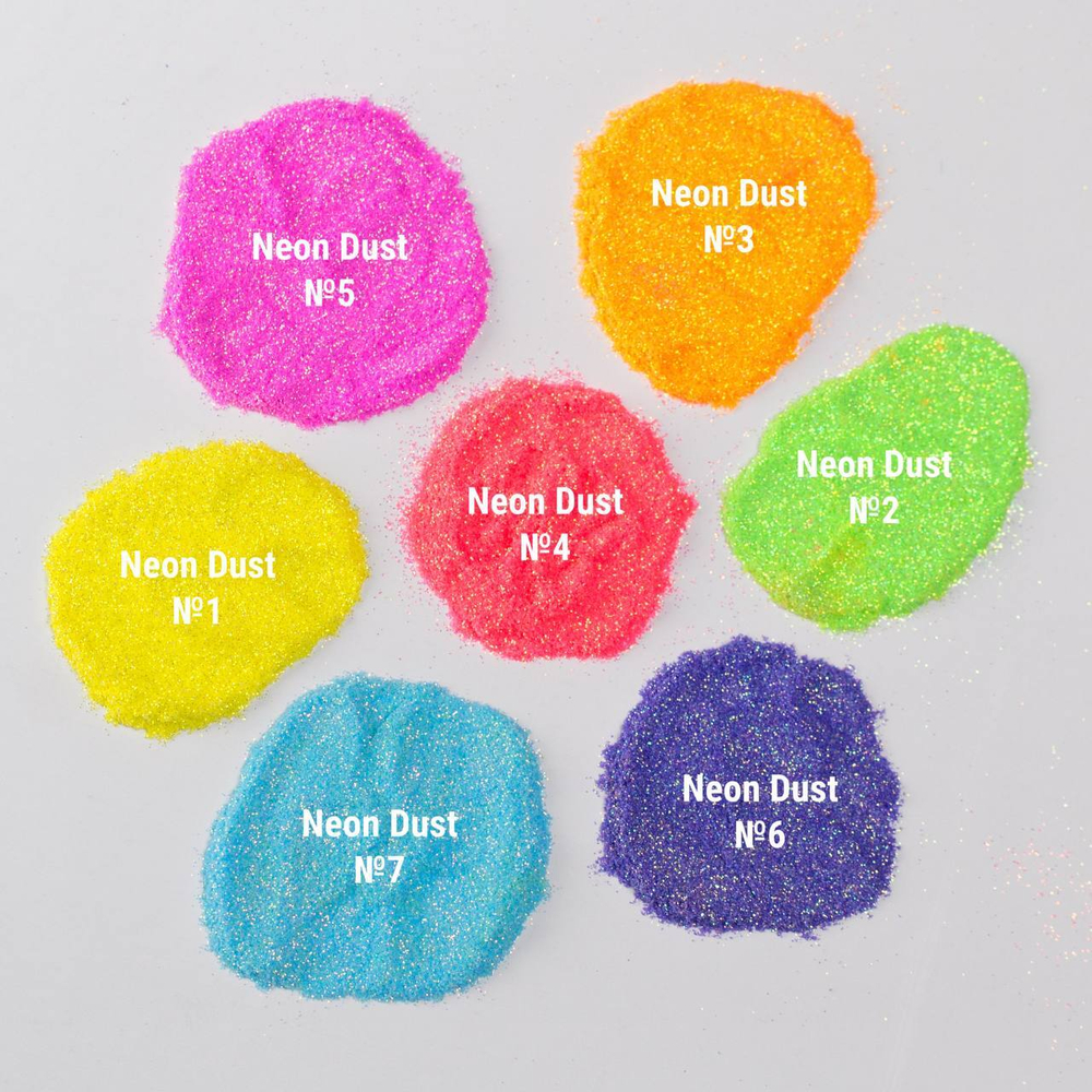 Дизайн IVA NAILS NEON DUST №2, 8мл.