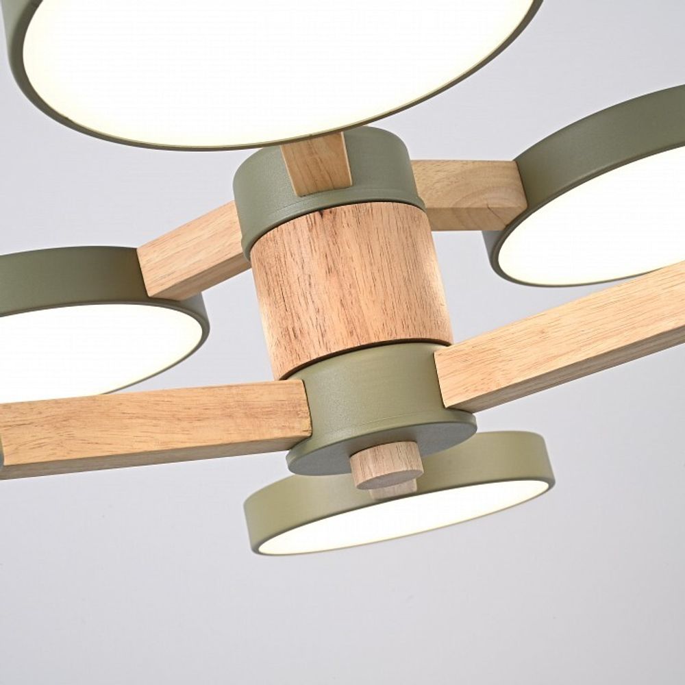 Люстра на штанге Imperiumloft TURNA Khaki TURNA-DBL01