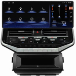 Магнитола для Toyota Land Cruiser 200 2007-2015 (со штат. камерой или 360) - Carmedia ZH-T1602 монитор 16.3" на Android 12, беспроводная зарядка, блок климата, CarPlay, 4G SIM-слот, 8/128Гб