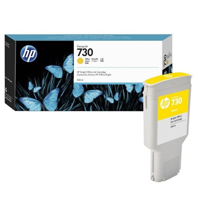 Картридж HP 730 (P2V70A) для DesignJet T1600/T2600/T1700 желтый (300 мл)