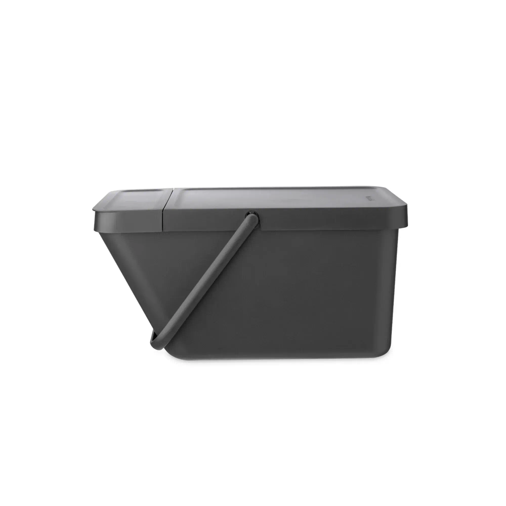 Brabantia Контейнер для мусора Sort & Go 20л для сортировки, серый