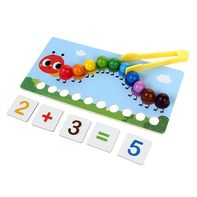 Развивающая игрушка деревянная с шариками мал, коробка C-41936