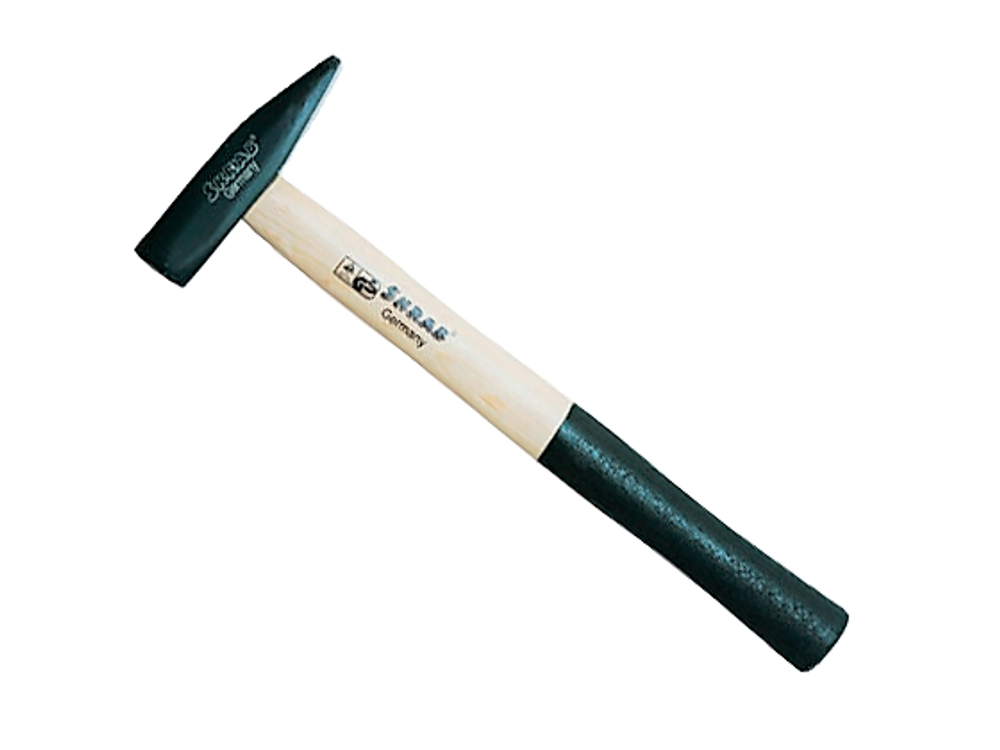 Молоток 600 г с зеленой деревянной ручкой SKRAB 20046