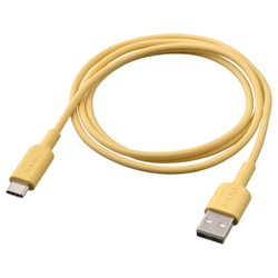 IKEA SITTBRUNN  (ИКЕА СИТТБРУНН)  -  USB-A - USB-C, ярко-желтый, 1 м