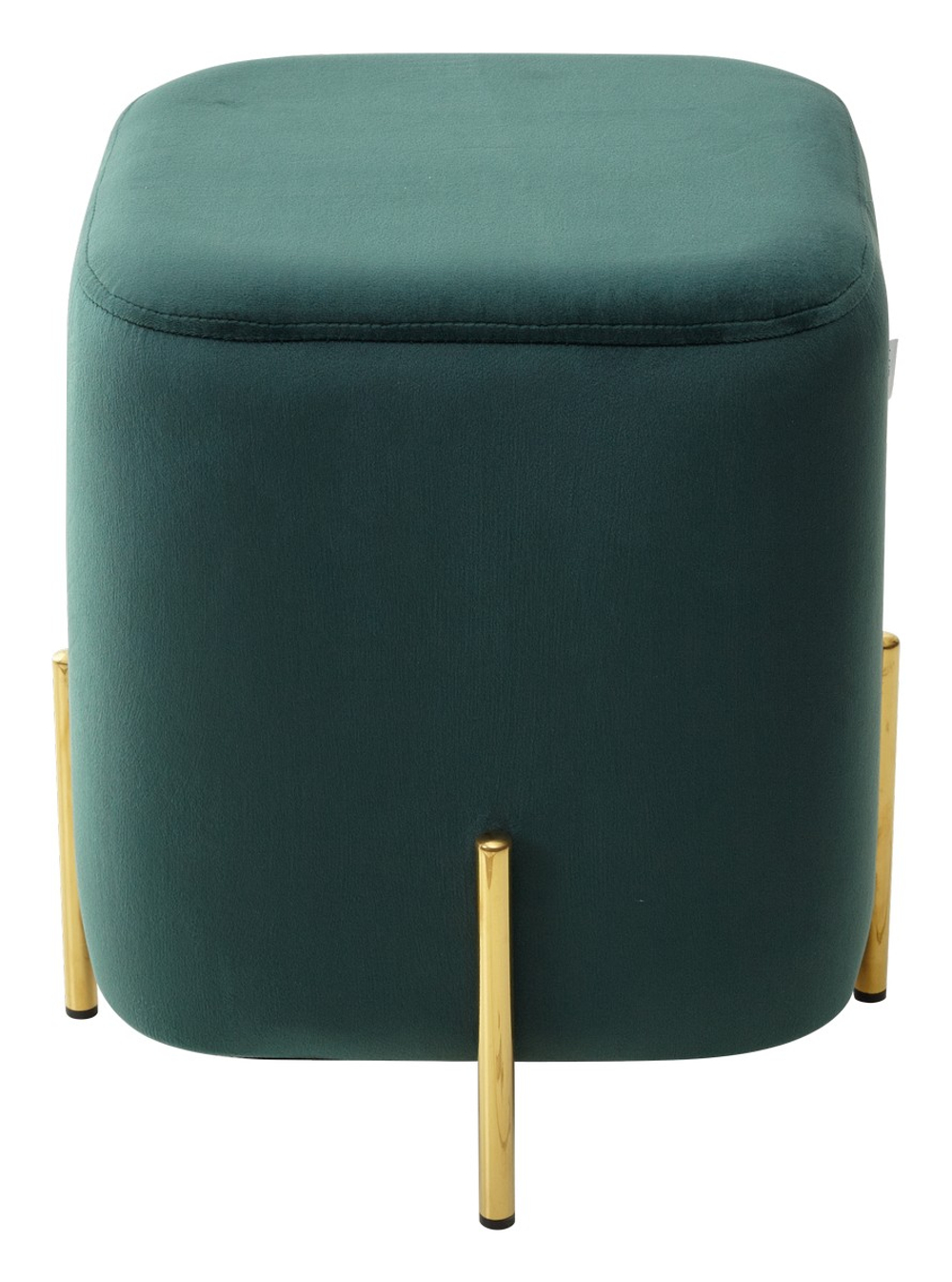 Пуф для гостиной М-City DISAUR Арес (Ares) Bluvel-78 Зеленый, Золотой