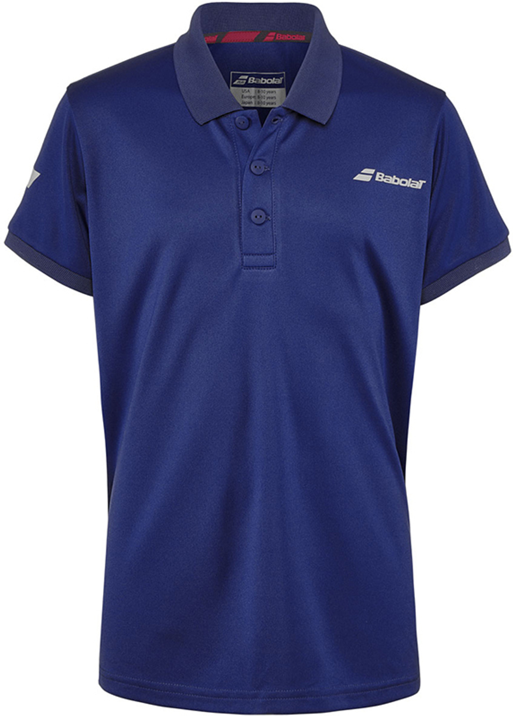 Футболка для мальчика теннисная Babolat Core Club Polo Boy - estate blue
