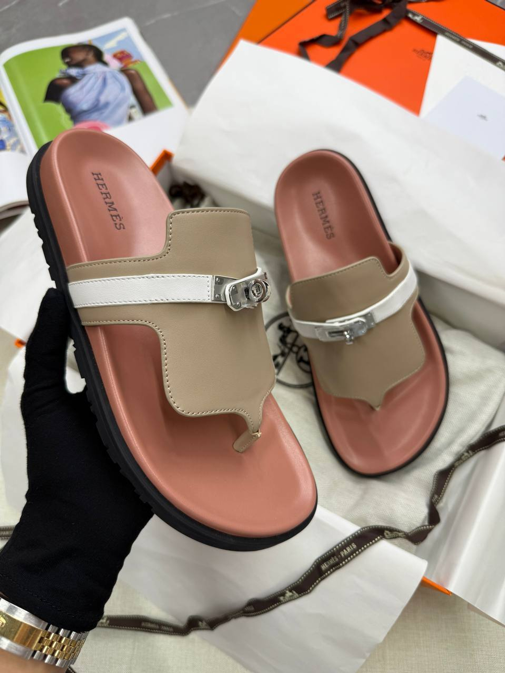 Тапочки Hermes