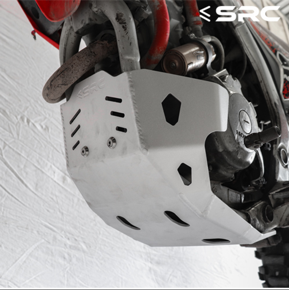 Skid Plate for Honda CRF250L-M (2012-2020). Aluminium, SRC SLV