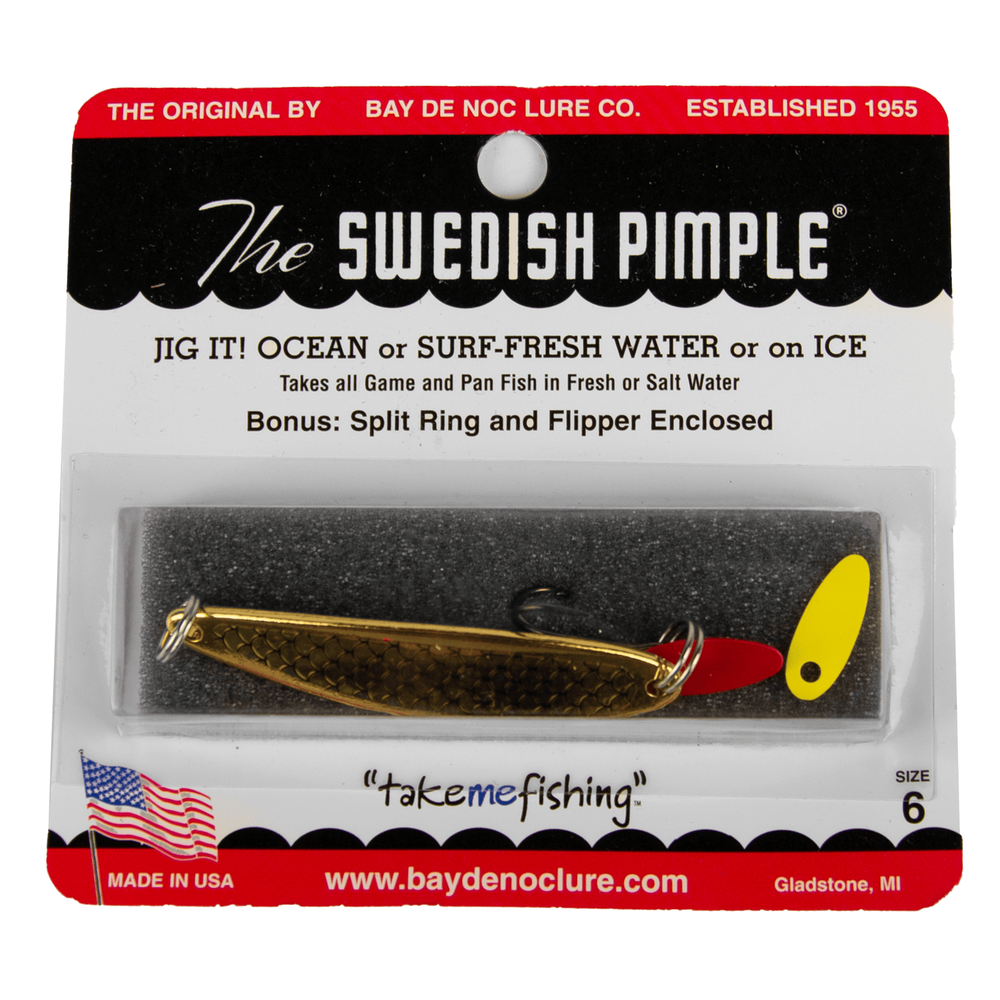 Блесна Bay de Noc Swedish Pimple #6 (57мм, 14гр)