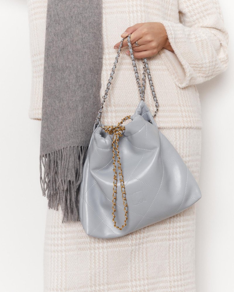 STELLA MINI серая - складка кожи 44