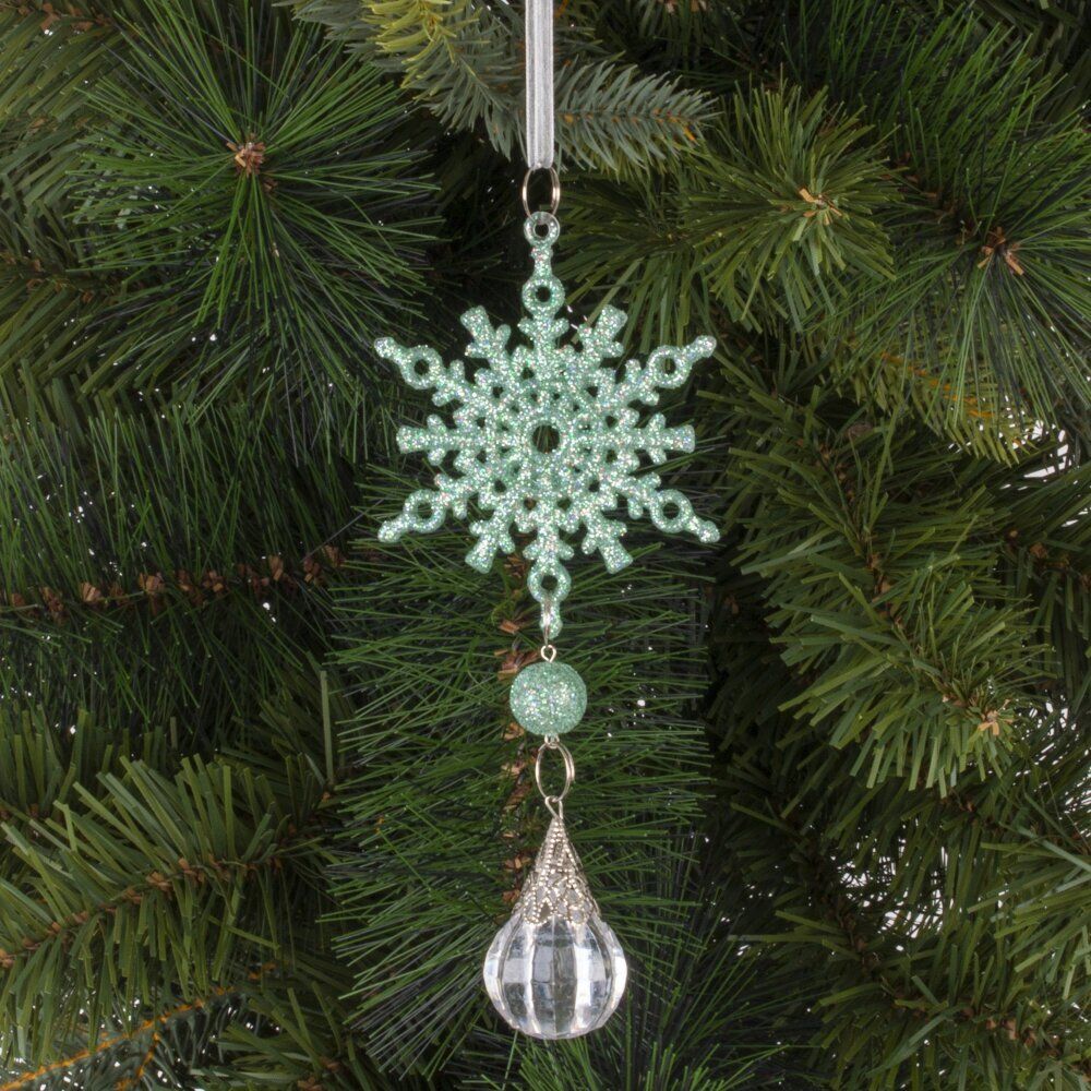 GAEM Украшение новогоднее "Снежинка", L9 W2 H16 см