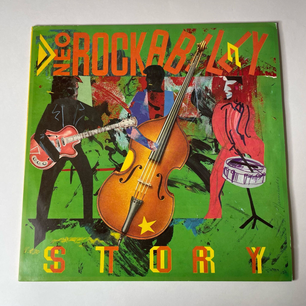 Винтажная виниловая пластинка LP Neo Rockabilly Story (Польша 1990)