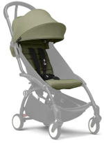 Коляска Stokke YOYO3 Newborn Pack рама чёрная Black 2 в 1 Olive