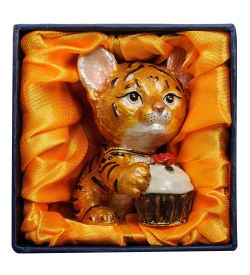 Nobility JB- 79 Шкатулка «Тигренок с тортиком»