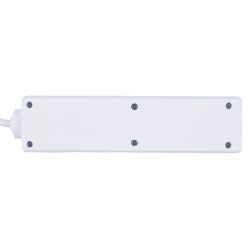 S-GCU3-3B WHITE Удлинитель серии Ultra. шнур 3м.. 3 гнезда. 16A. с-з. Белый. TM Uniel