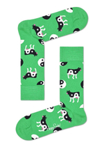 Носки унисекс Ying Yang Cow Sock с коровами (Размер: 25) (Цвет: зеленый)