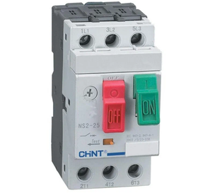 Автоматический выключатель (автомат) защиты двигателя CHINT NS2-25 0.63-1А (R) 1 А 495076
