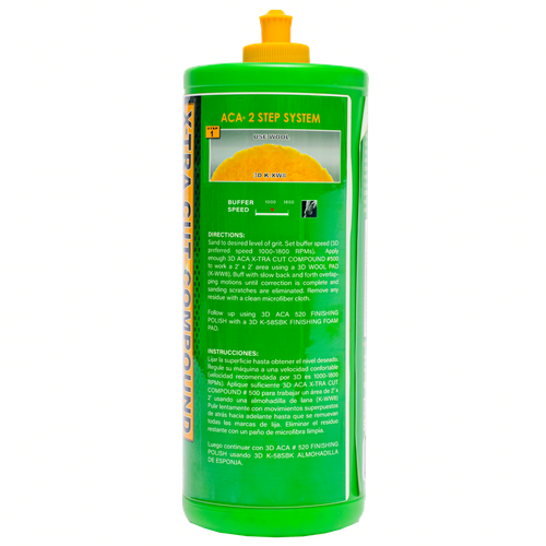 3D Полировальная паста ACA 500 X-TRA CUT, 0,94л.