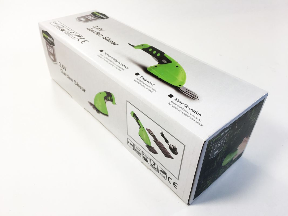 Ножницы садовые Greenworks G3,6HS 3,6V (16 см) аккумуляторные