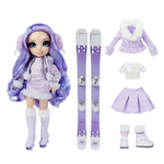 Кукла Rainbow High Winter Break Violet Willow с лыжами