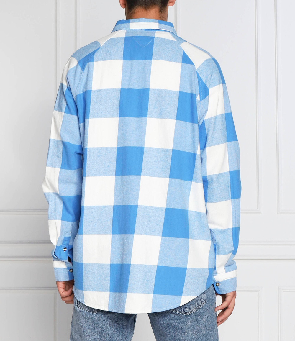 рубашка Tommy Jeans - голубой(DM0DM15134)