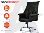 Офисное массажное кресло EGO President Антрацит