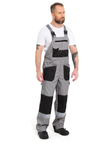 Костюм "Канзас" (куртка+п/к) цвет св.серый с черным