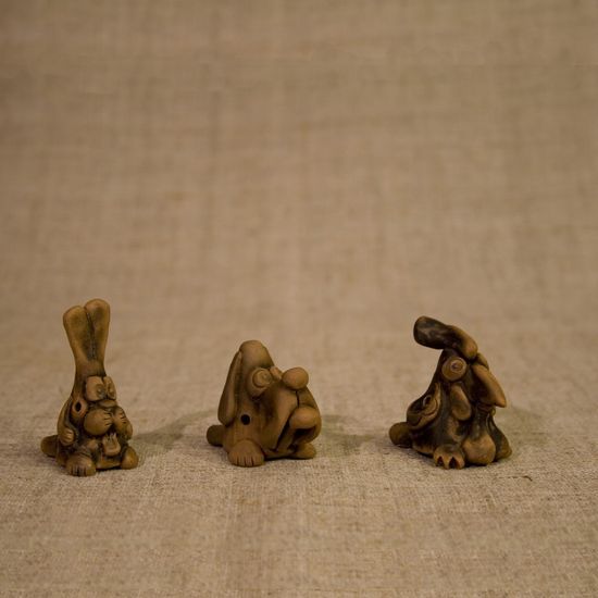 Свистулька керамическая МАСТЕРСКАЯ СЕРЕБРОВА без росписи