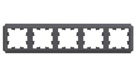 Рамка 5-м AtlasDesign Antique универс. базальт SE ATN101405