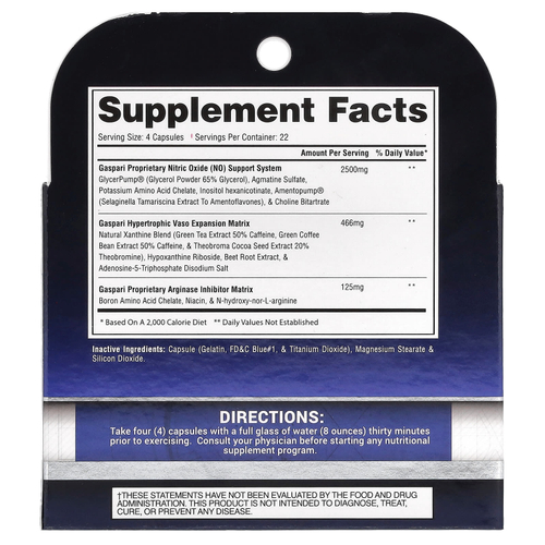 Gaspari Nutrition, PlasmaJet, 90 капсул