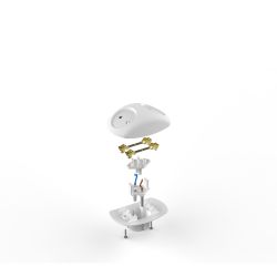 Разветвитель электрический ЭРА SPx-2-W на 2 розетки без заземления 10А белый