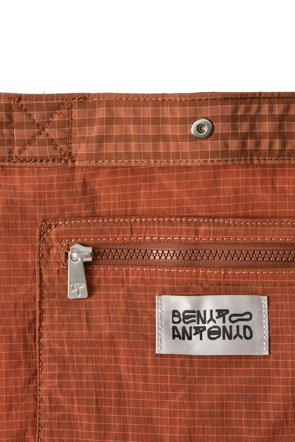 ZARA X BENITO ANTONIO ТКАНЕВАЯ СУМКА-ТОУТ, ОРАНЖЕВЫЙ