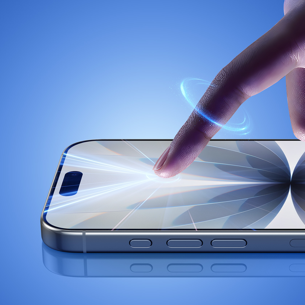 Защитное стекло для смартфона iPhone 17, серия Roga Series от Dux Ducis (комплект для автоматического выравнивания и установки)