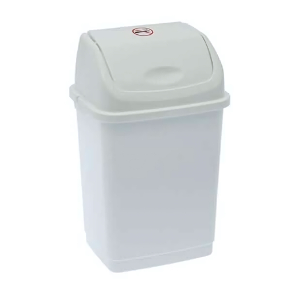 Ведро для мусора "Камелия", №3 18 л белый РП-1013