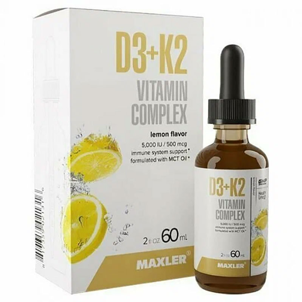 Maxler Vitamin D3 + K2 drops (60 мл.)