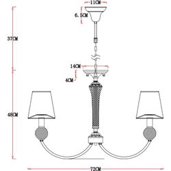 Подвесная люстра Arte Lamp
