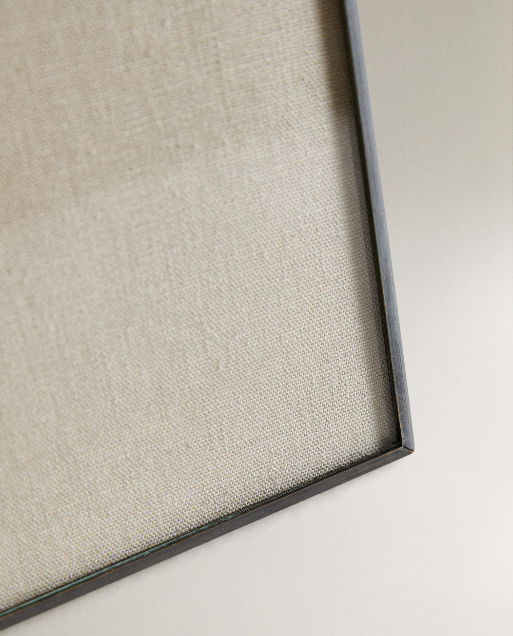 Zara Home Фоторамка из стекла, цвет чёрный, 25 см · 4342/045
