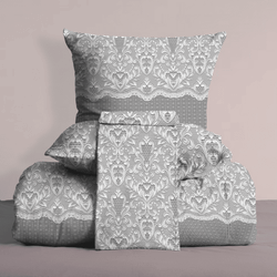 КПБ Перкаль "Круж вуаль" 72086 Евро Прост 2,4*2,2 ; Под 2,0*2,15;. 70*70 2 шт.